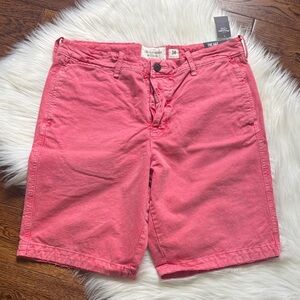 Abercrombie & Fitch Coral Classic fit Shorts